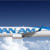 Pan Am B738, revised billboard livery.