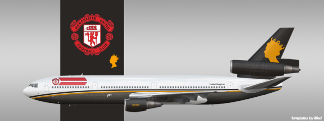 Queen Airlines "Manchester United" Douglas DC 10