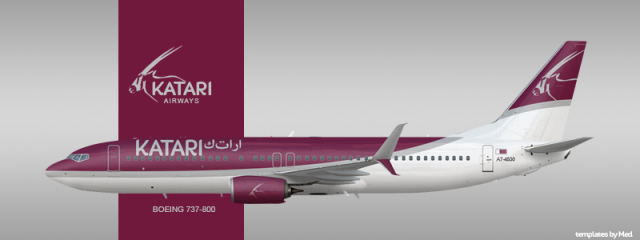 Katari Airways Boeing 737 800