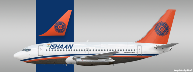 Ishaan Airlines Boeing 737 200