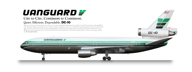 4. Vanguard Airlines McDonnell Douglas DC-10-10 "1970-1981"