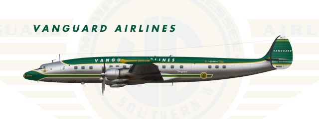 2. Vanguard Airlines Lockheed L-1049G Super Constellation "1948-1958"
