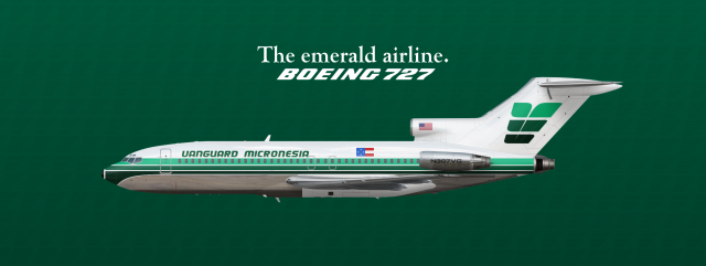4. Vanguard Micronesia 727-100 4. Vanguard Micronesia 727-100