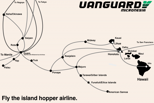 4. Vanguard Micronesia Routemap - 1971