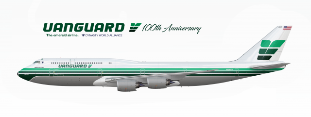 Vanguard Airlines 747-8i "100th Anniversary"