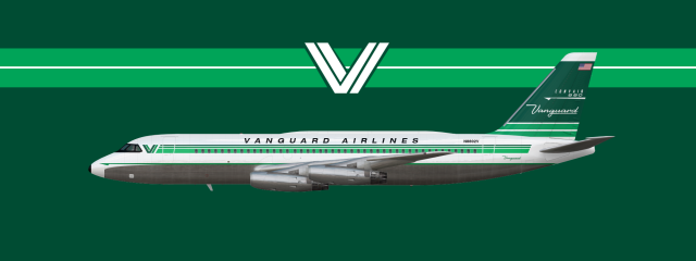 3. Vanguard Airlines Convair 880M