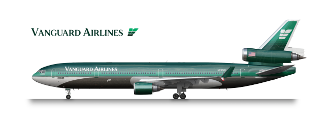 6. Vanguard Airlines McDonnell Douglas MD-11 "1988-2002" 6. Vanguard Airlines McDonnell Douglas MD-11 "1988-2002"