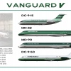 Vanguard Airlines Douglas/McDonnell-Douglas Heritage Poster