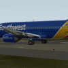 Southwest 737-300 at Spokane Airport.