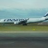 Finnair A330-300 landing at Helsinki Airport