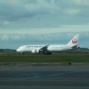 Japan Airlines Boeing 787-8 landing at Helsinki Airport