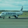 Finnair A321-200 taxiing at Helsinki Airport