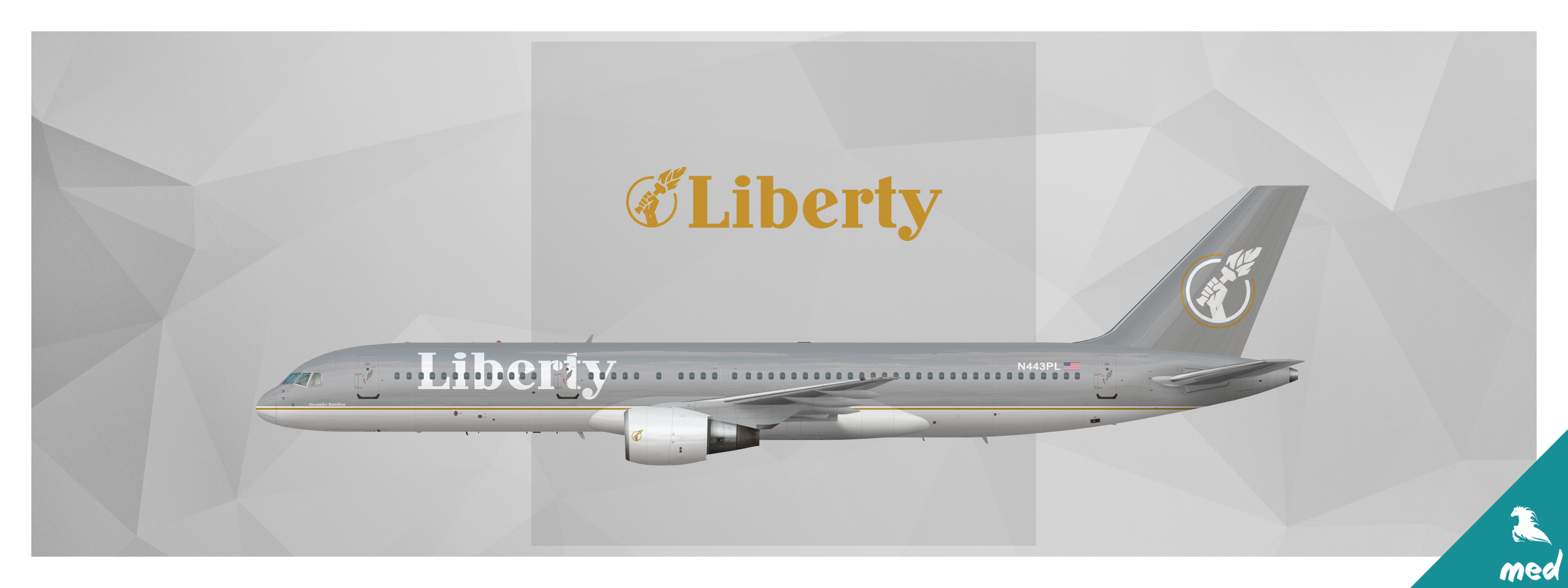 Liberty Airlines Boeing 757200 SkySwimmer's Gallery of Confidently