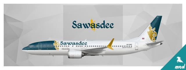 Sawasdee Boeing 737 MAX 8