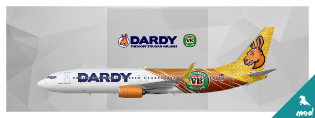 Dardy Boeing 737-800 Victoria Bitter Special