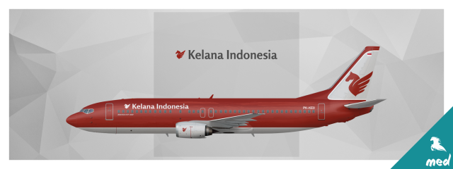 Kelana Indonesia Boeing 737-400