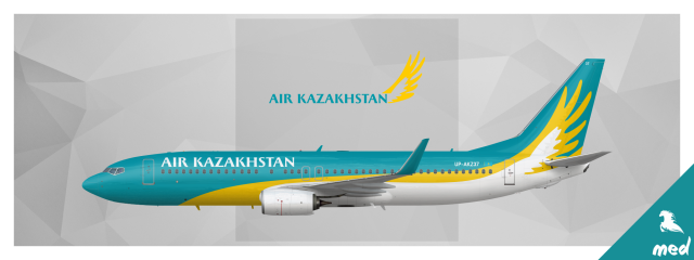 Air Kazakhstan Boeing 737-800