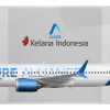 Kelana Indonesia Boeing 737 MAX 8 azure Alliance Livery Concept