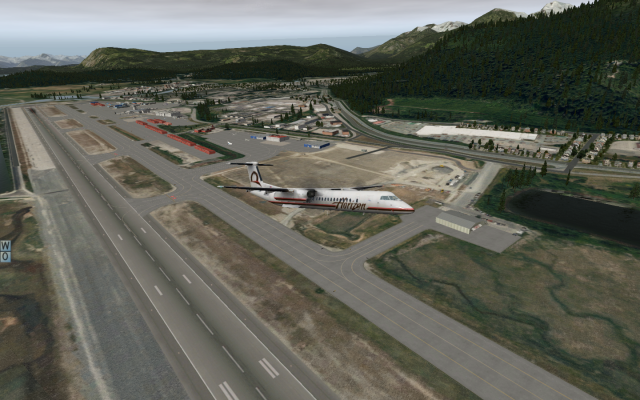 Take off from Juneau