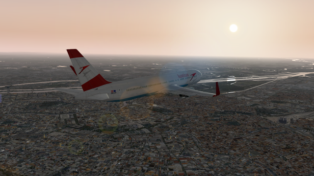 Approach into Vienna
