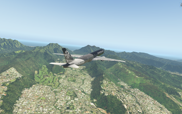 Air New Zealand departing Honolulu
