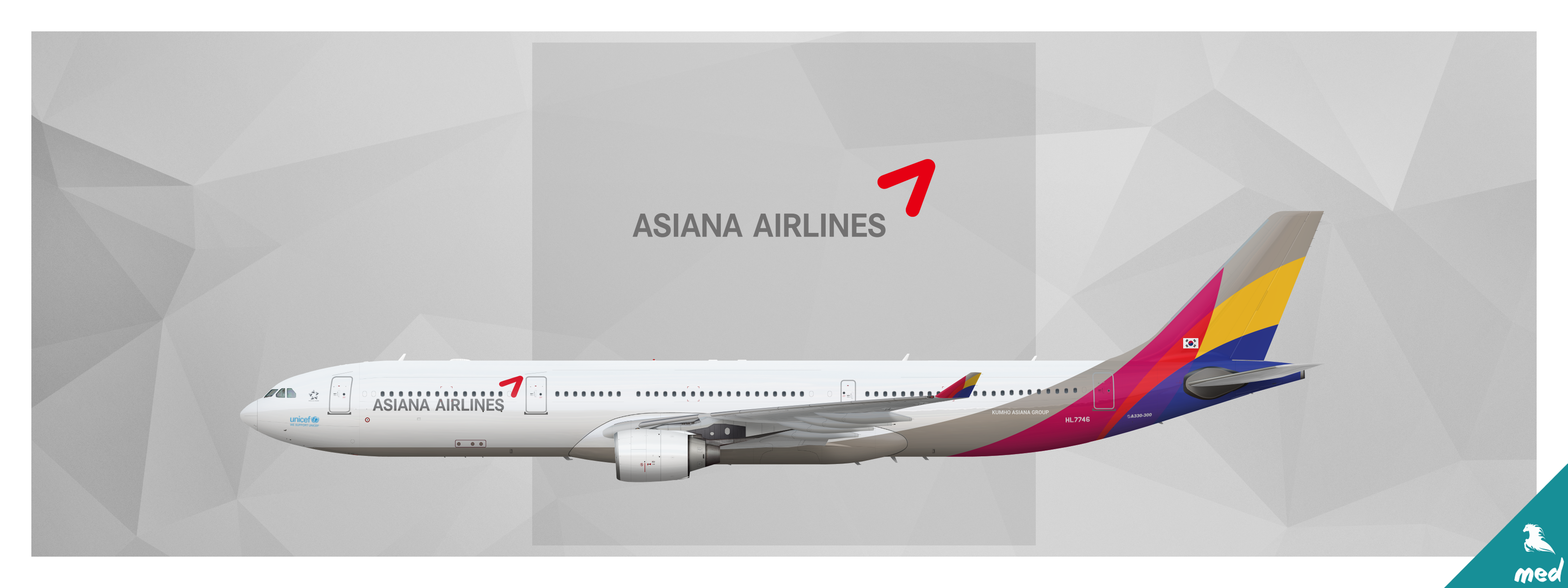 Asiana Airlines Airbus A330-323 HL7746 - SkySwimmer's