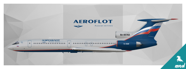Aeroflot Tupolev Tu-154M RA-85760
