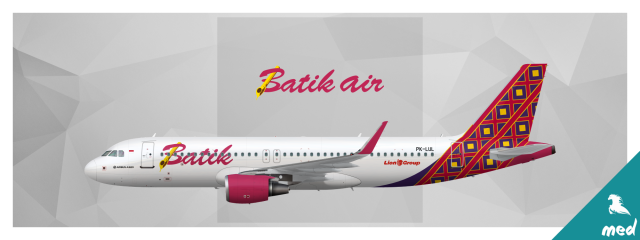 Batik Air Airbus A320-214(WL) PK-LUL