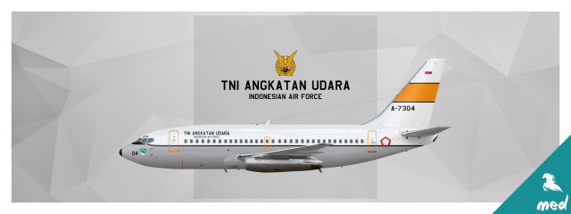 Indonesian Air Force Boeing 737-2Q8(A) A-7304