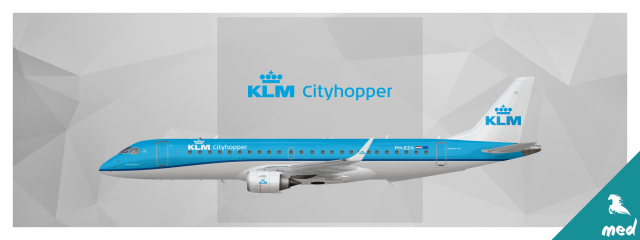 KLM Cityhopper Embraer ERJ-190 PH-EZA