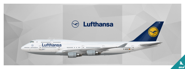 Lufthansa Boeing 747-400 D-ABVW 'Wolfsburg'