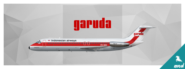 Garuda Douglas DC-9-30 PK-GNX