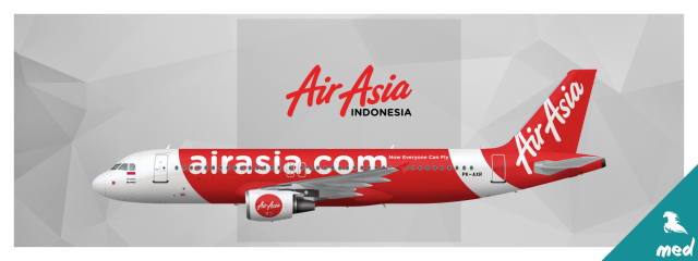 Indonesia AirAsia Airbus A320-216 PK-AXR