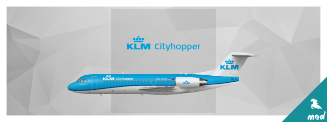 KLM Cityhopper Fokker F70 PH-KZB