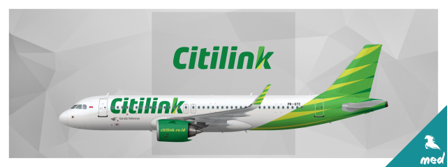 Citilink Airbus A320neo PK-GTC