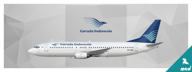 Garuda Indonesia Boeing 737-4Y0 PK-GWX