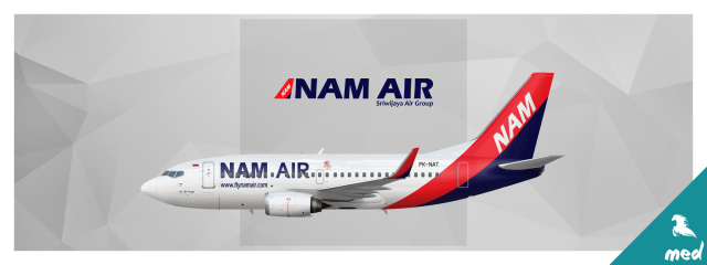 NAM Air Boeing 737-524(WL) PK-NAT