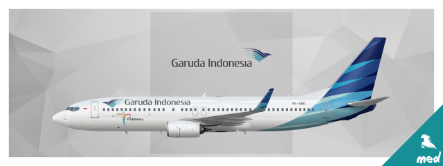 Garuda Indonesia Boeing 737-8U3(WL) PK-GMD