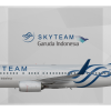 Garuda Indonesia Boeing 737-8U3(WL) PK-GMH Skyteam Livery