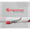 Kenya Airways Embraer ERJ-190 5Y-FFG