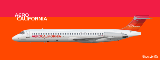 AeroCalifornia MD-87 (1980-1999 Livery)