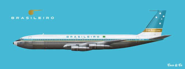 Linhas Aéreas Brasileiro 707-320C