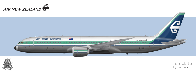 Air New Zealand B787 9 (1970s Livery) - AJ's Liveries. - Gallery