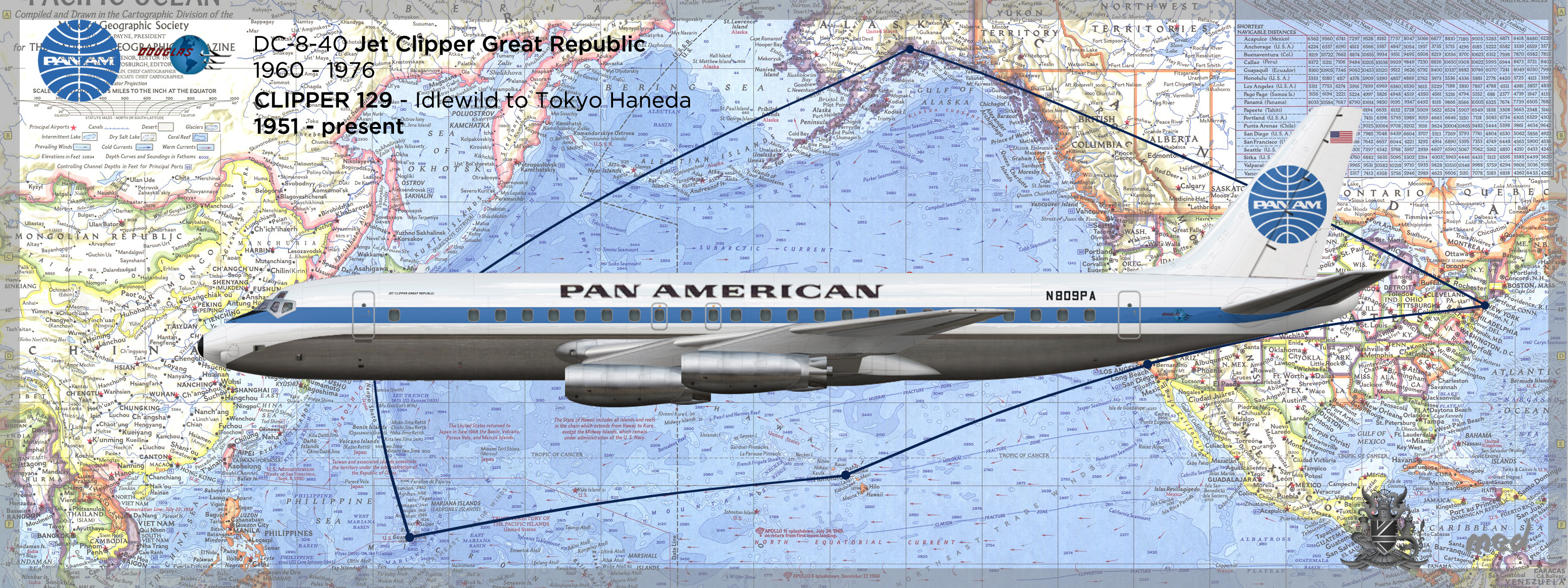 Pan Am DC-8 Oriental Clipper - AJ's Liveries. - Gallery - Airline