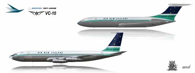 What could have been: Air New Zealand Boeing 707 And Vickers VC-10