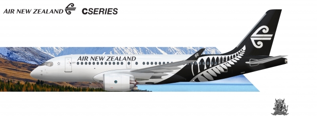 Air New Zealand Bombardier CS100ER