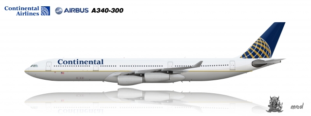What could have been: Continental Airlines A340-300