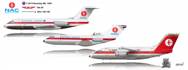 What could have been: NZNAC F-28 Mk1000, Yak-40 and BAe-146