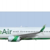 SagaAir 737 800 Green