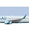 SagaAir 737 800 Blue